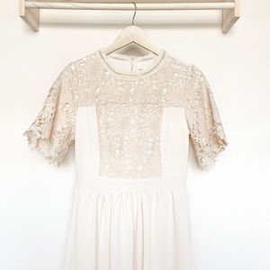 Roolee Maxi Dress w/ Lace Detail